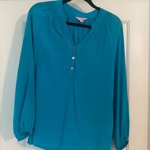 Lilly Pulitzer blouse.